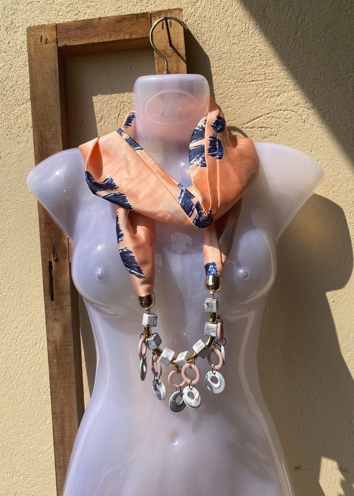 Necklace with Scarf
