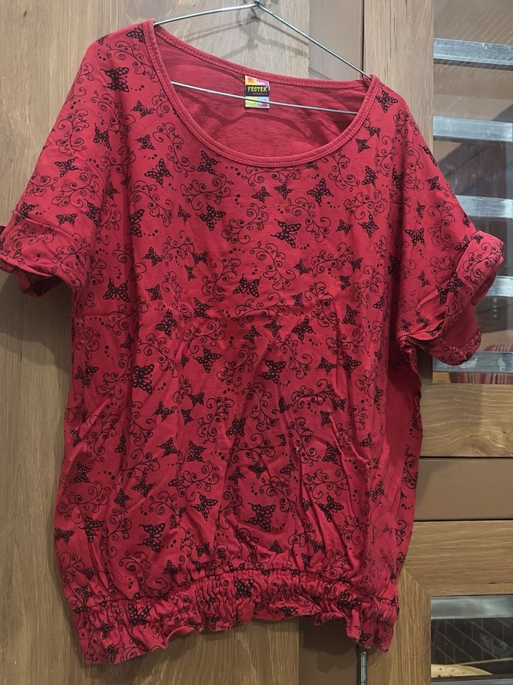 Red Printed T-Shirt