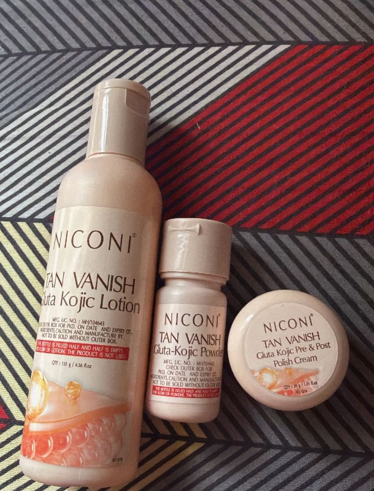 Niconi Tan Vanish Gluta Kojic Skincare Set