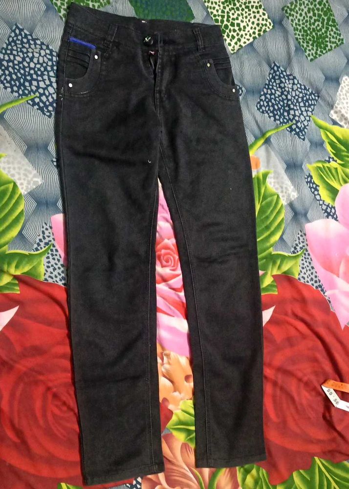 Black Casual Pant For Boys 14 to 16 Years