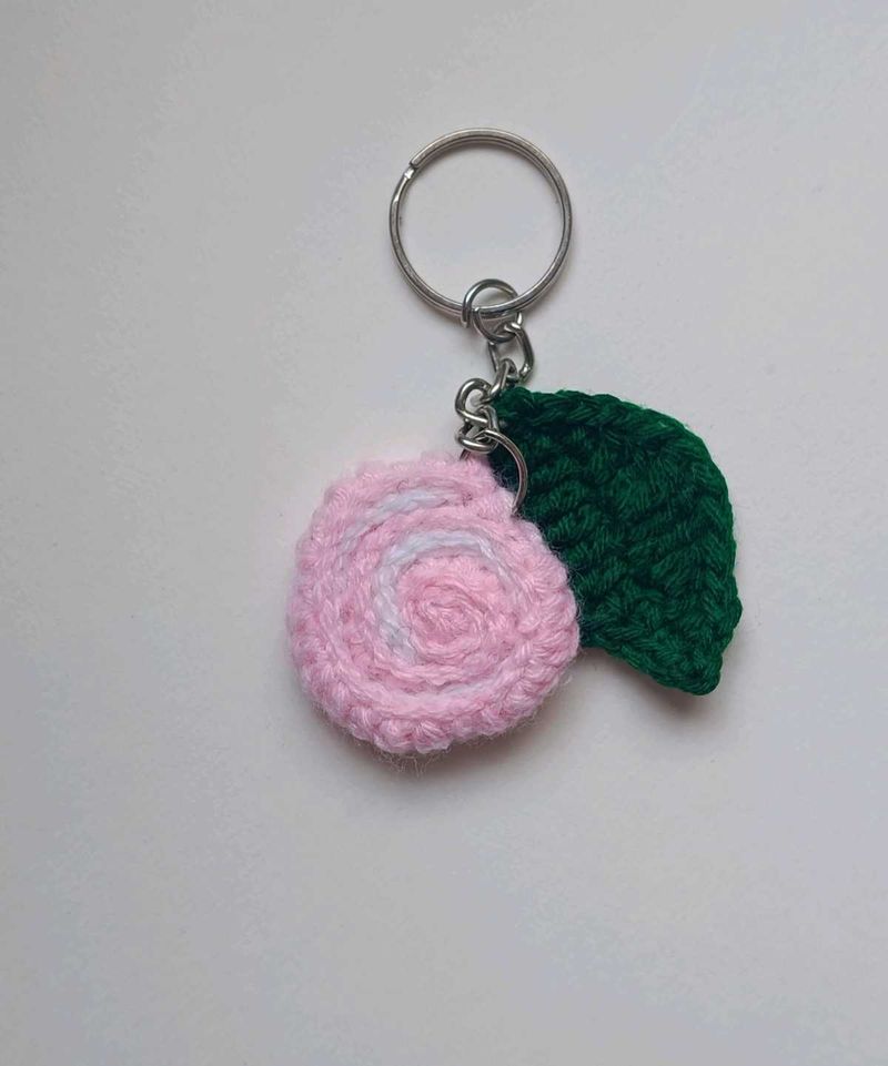 Crochet Candy Keychain