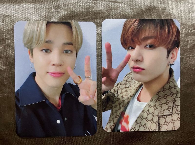 Official BTS Photocards - Jimin &amp; Jungk