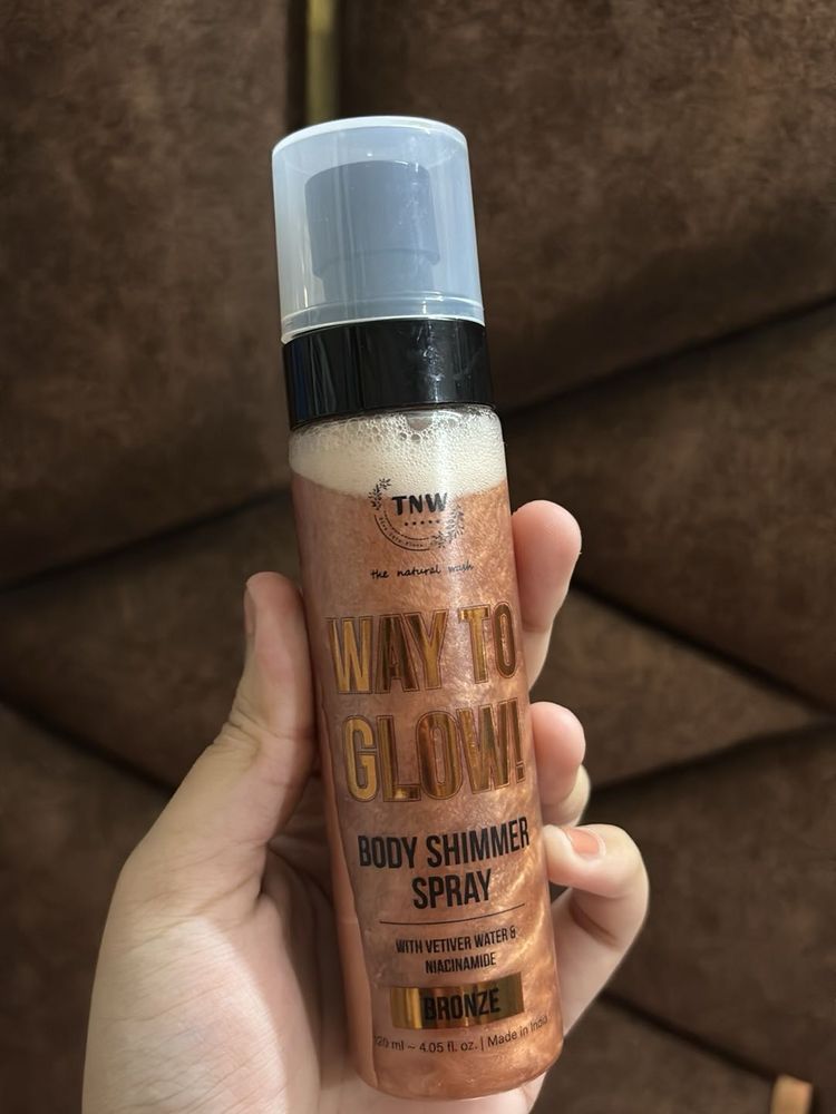 TNW way to glow body shimmer spray