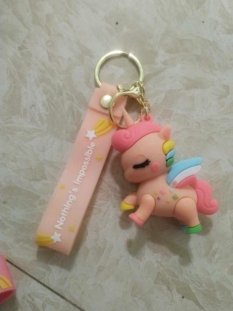 Cute Unicorn Keychain