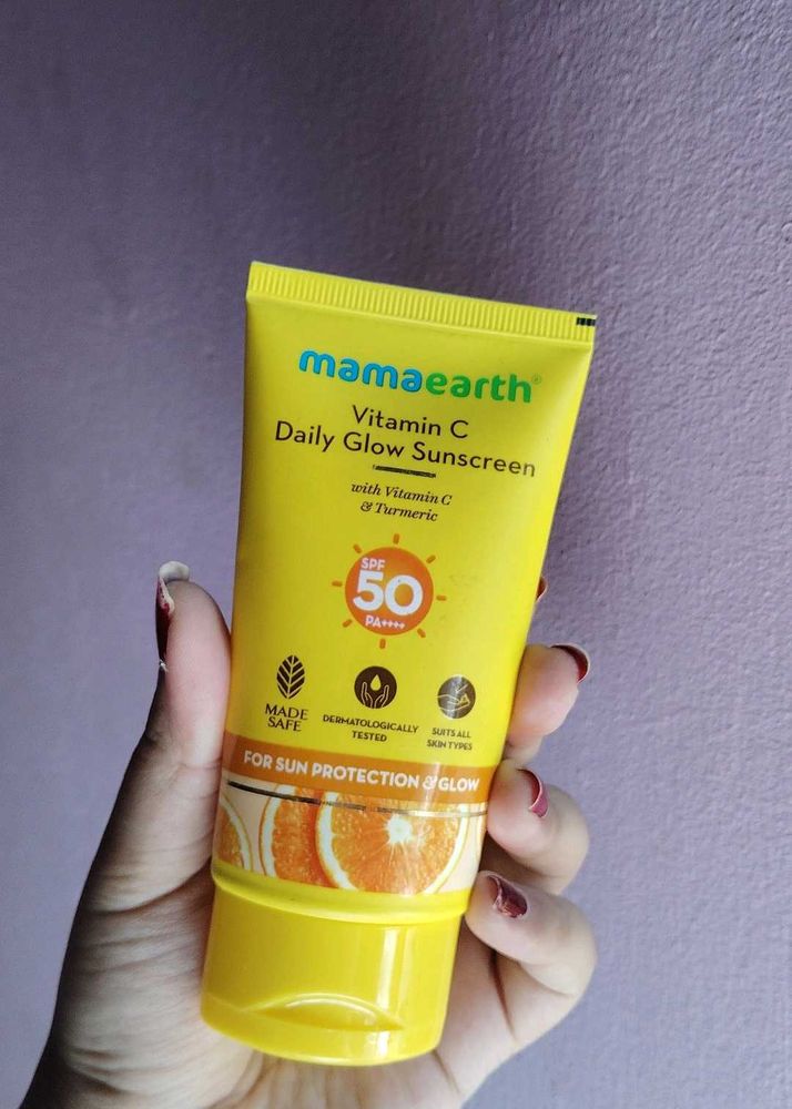Mamaearth Vitamin C Daily Glow Sunscreen SPF 50
