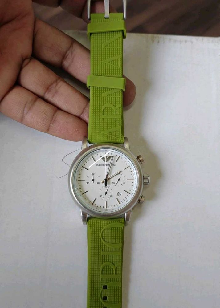 Emporio Armani Green Strap PREMIUM QUALITY MENS WA