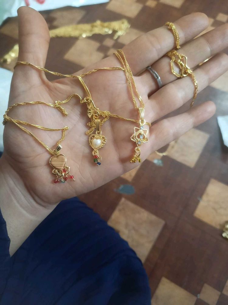 Gold Plated Necklace Set