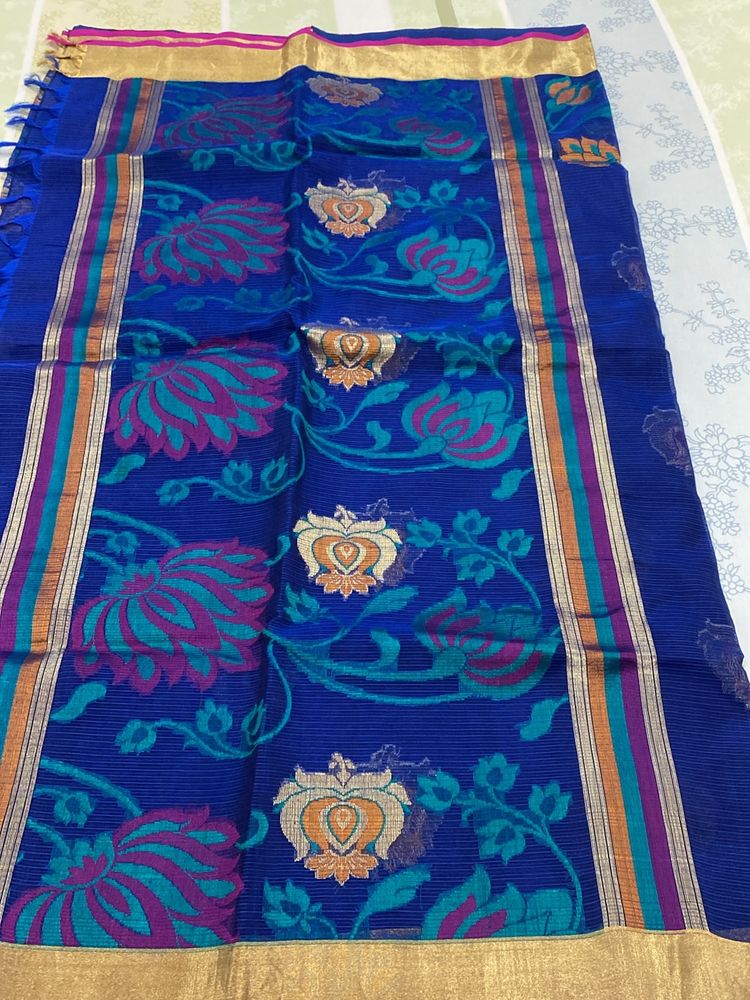 Chanderi silk saree