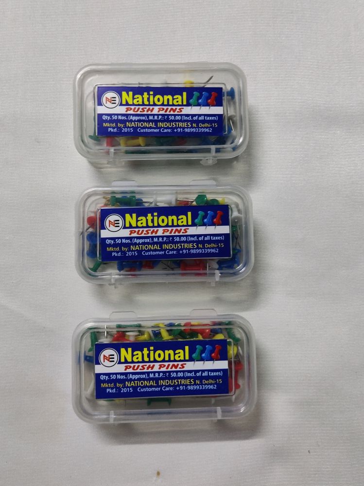 NATIONAL Board Pins (3 Box) 50 each