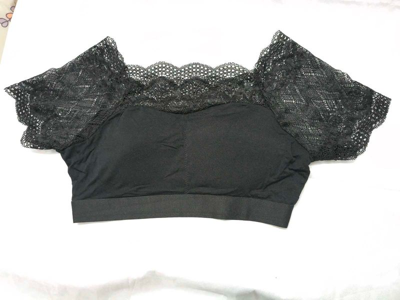 Lace Sleeve Stretchable Blouse, Very Comfortable