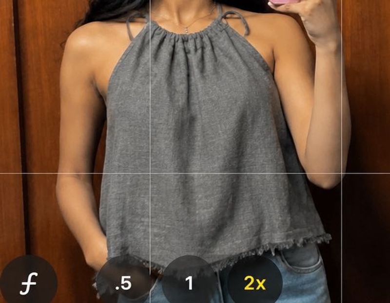 Stylish Grey Linen top
