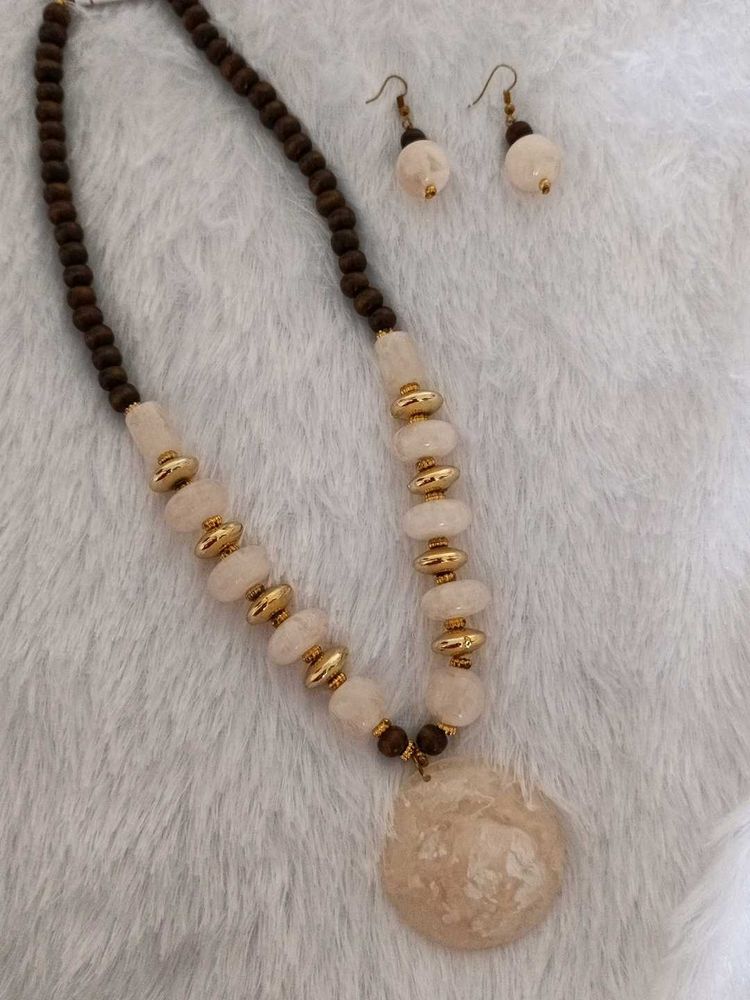 Handmade Statement Necklace &amp; Earring Set