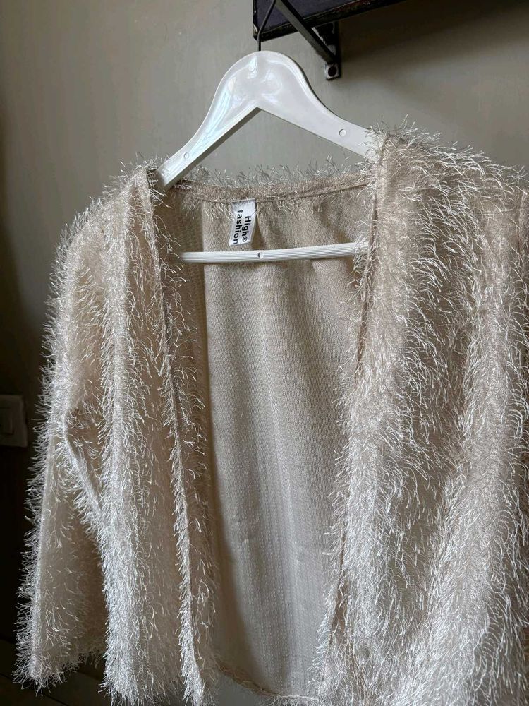 Shaggy Knit Cardigan