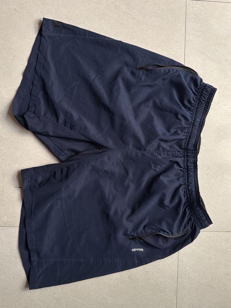 Navy Blue Athletic Shorts
