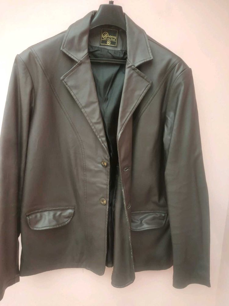 Stylish Brown faux Leather Jacket