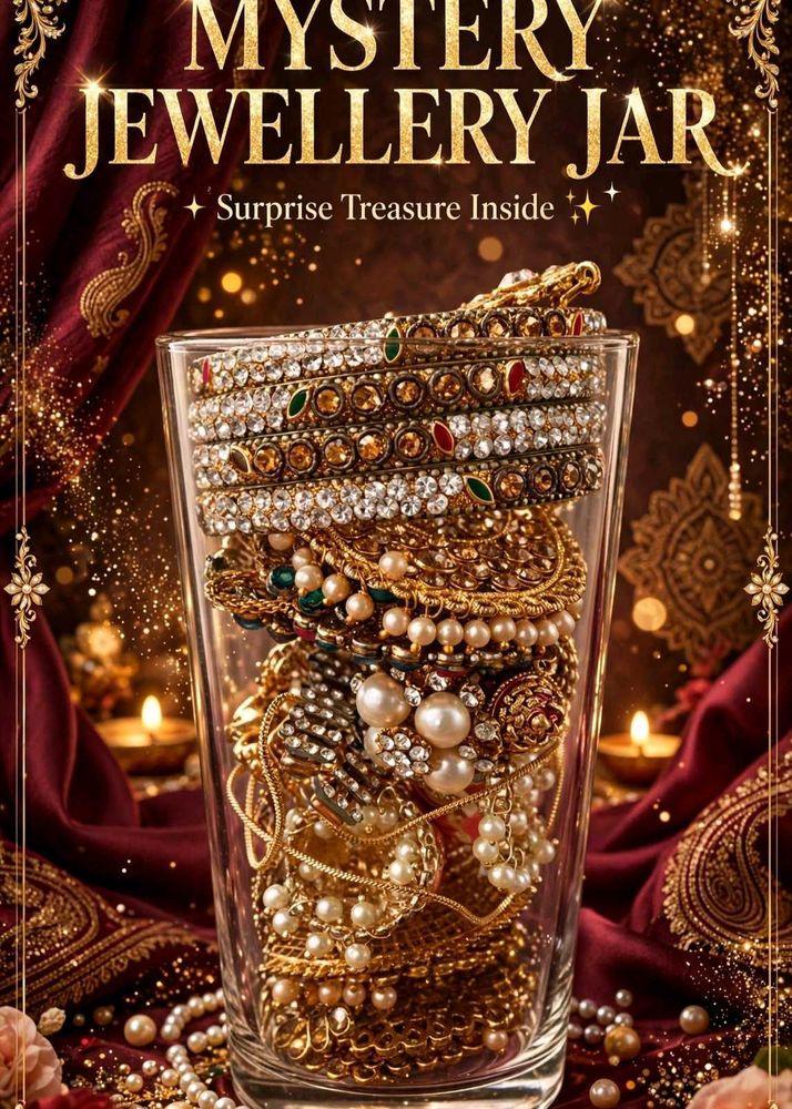 Mystery Jewellery Jar gold edition large