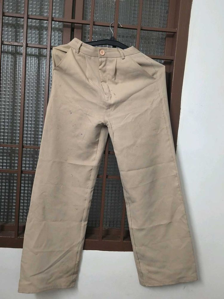 Khaki formal Trousers