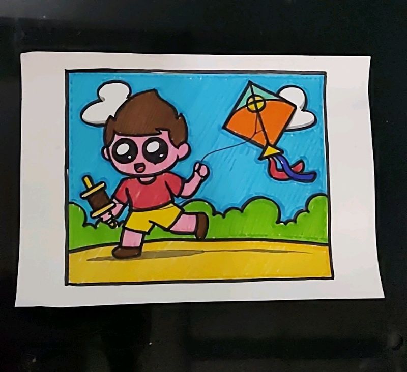 5 Pack original brush pen Sketch And Colouring
