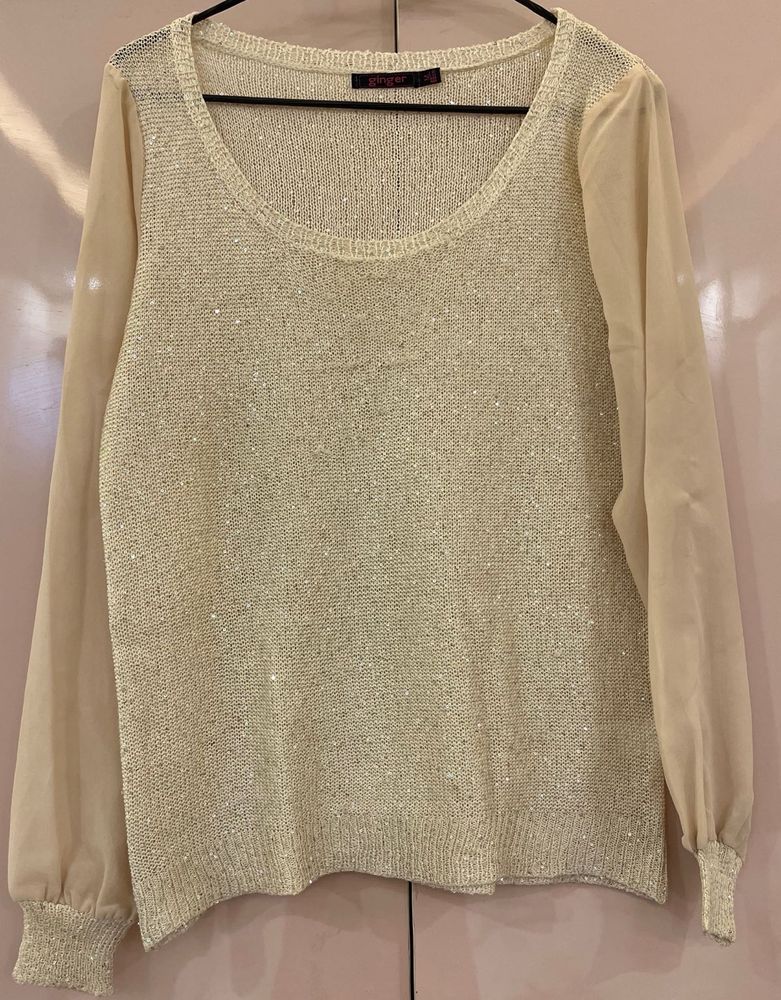 Sparkly Long Sleeve Top