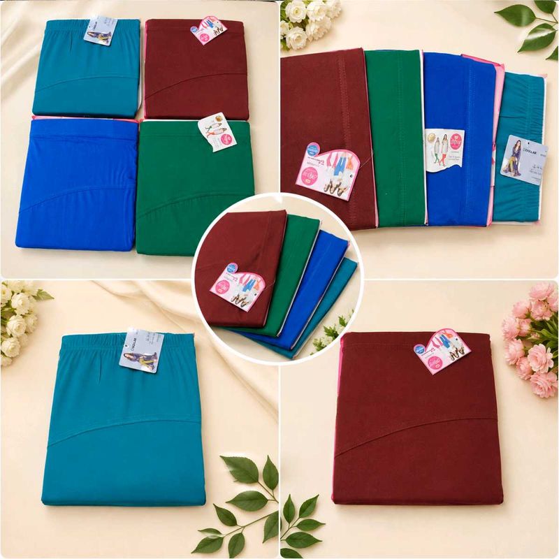 Comfortable Cotton Leggings - Pack of Multiple Col