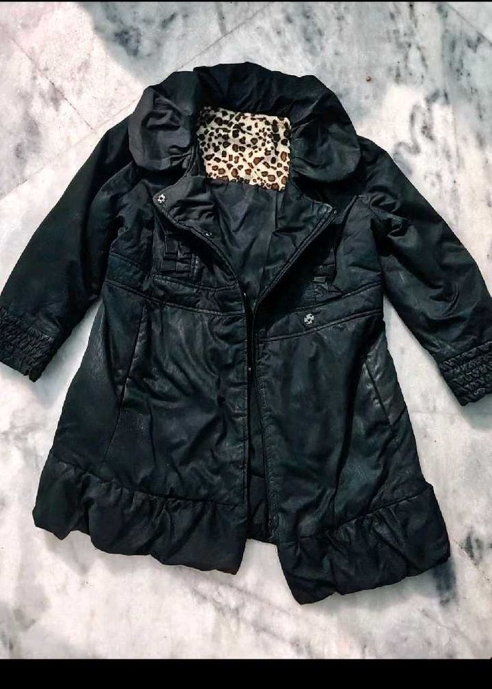 Chic Black Ruffled Jacket