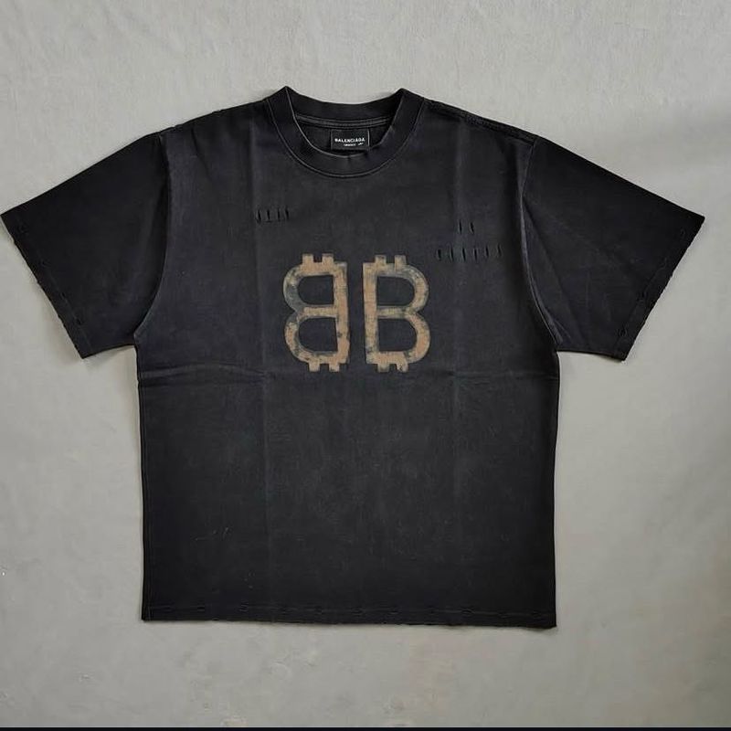 Balenciaga Bitcoin Graphic T-Shirt