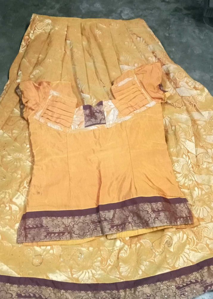 Yellow Lehenga Choli Set