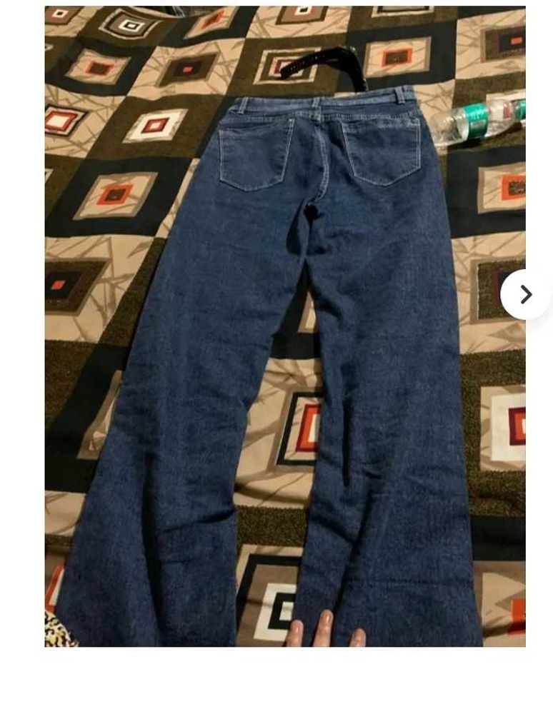 Women's Blue Wide Leg Jeans