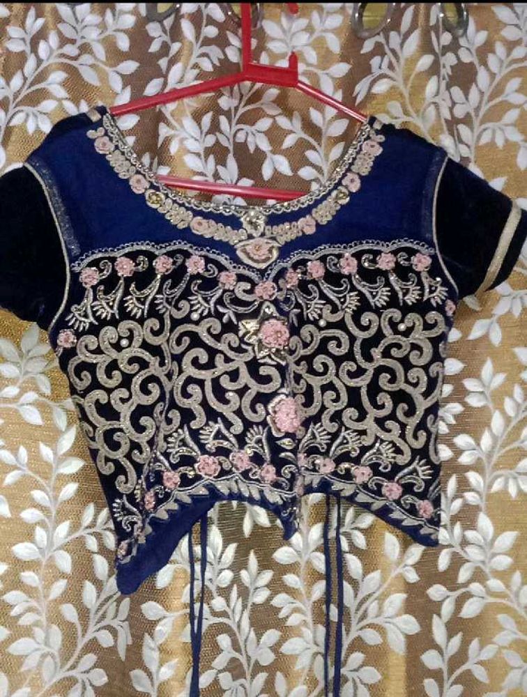 Royal Blue Lehanga