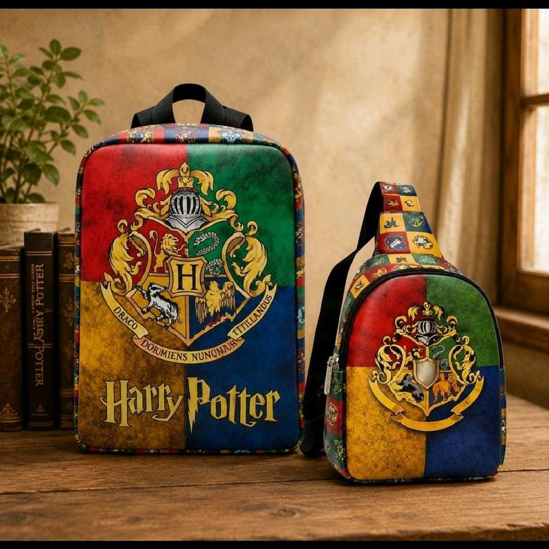 Harry Potter Backpack and Sling Bag Set