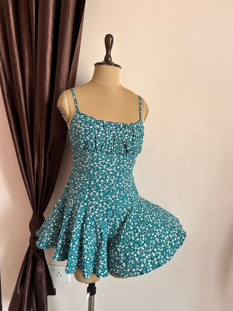 Floral Print Mini Dress