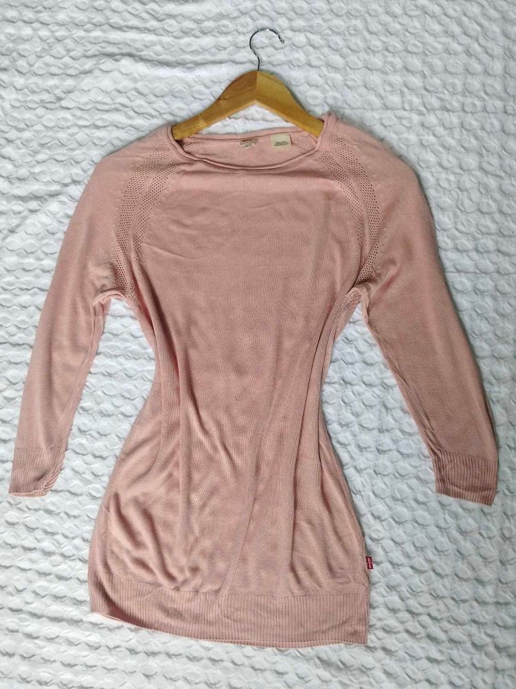 Levi's Light Pink Long Sleeve Top
