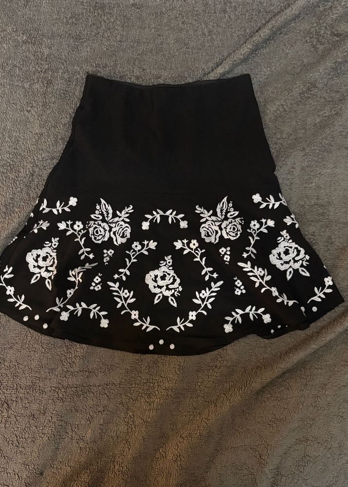 b1g1 free embroidered skater skirt