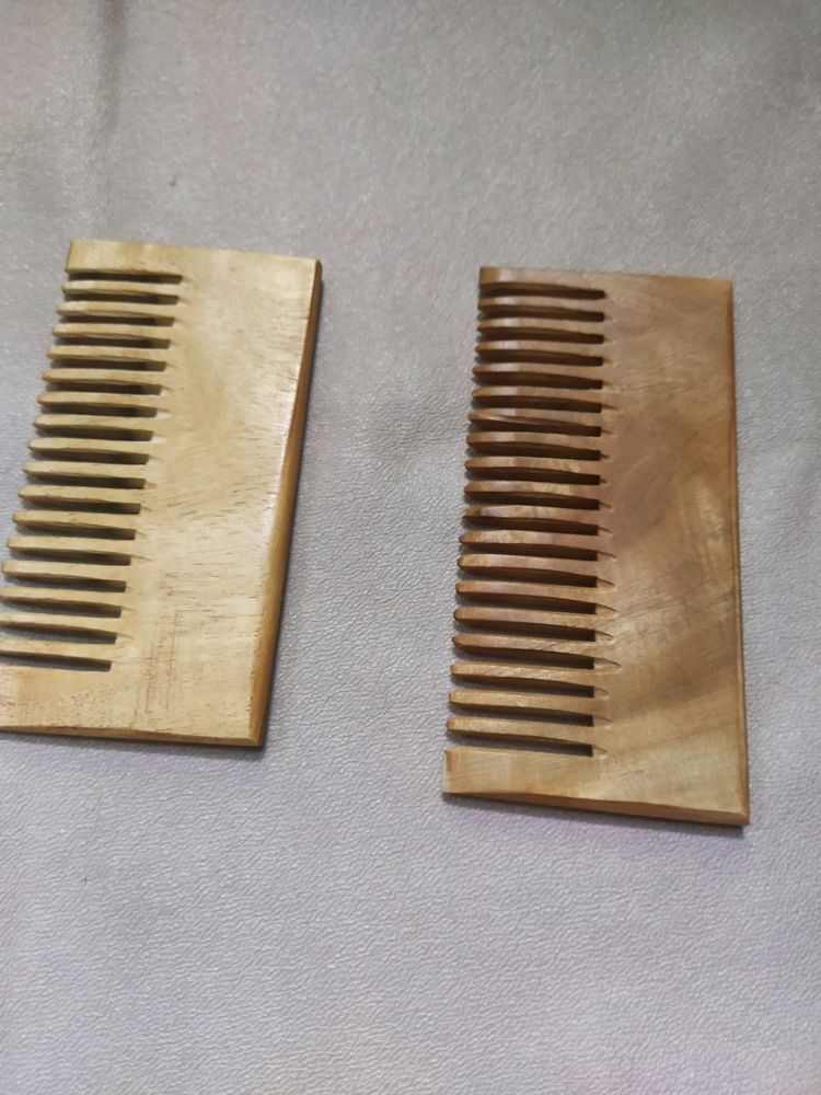 Wooden Neem Comb.