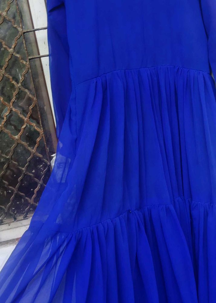 Royal Blue Flowy Dress