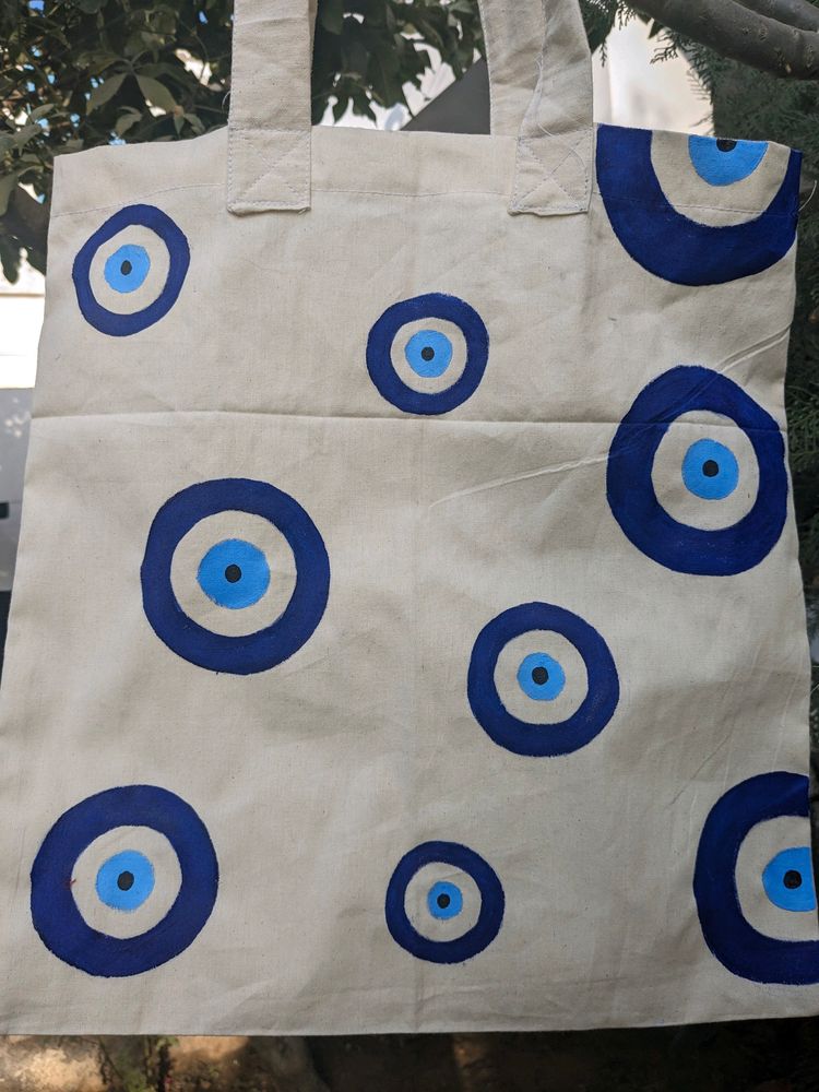 Multi Evil Eye Tote Bags