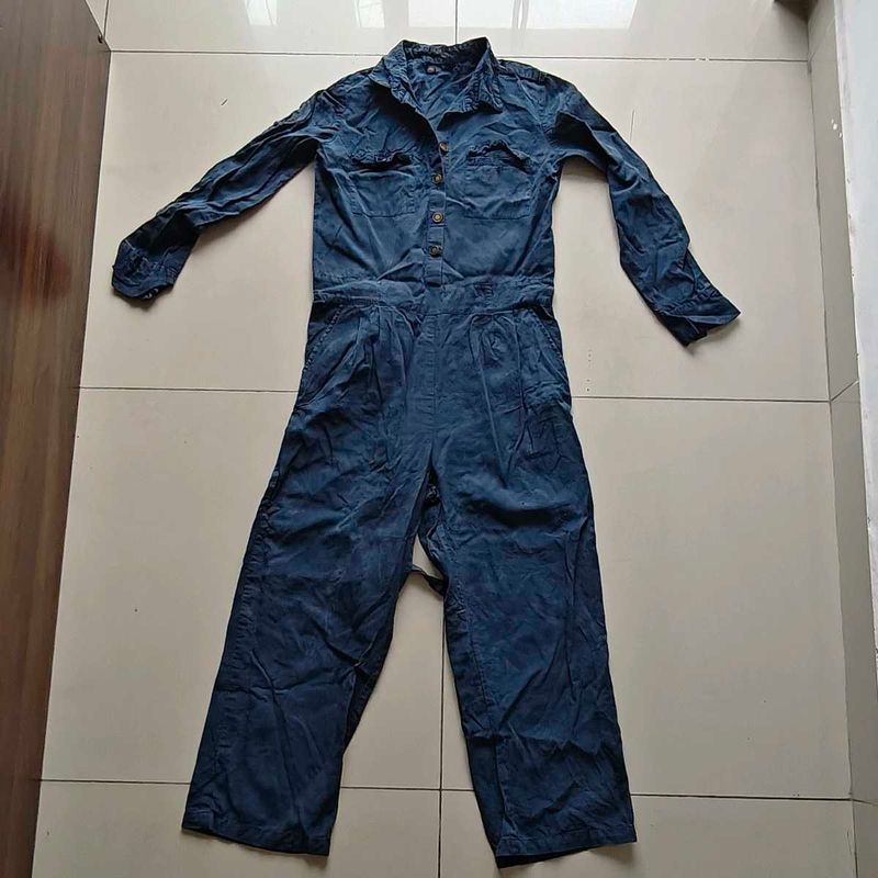 Blue Denim Jumpsuit