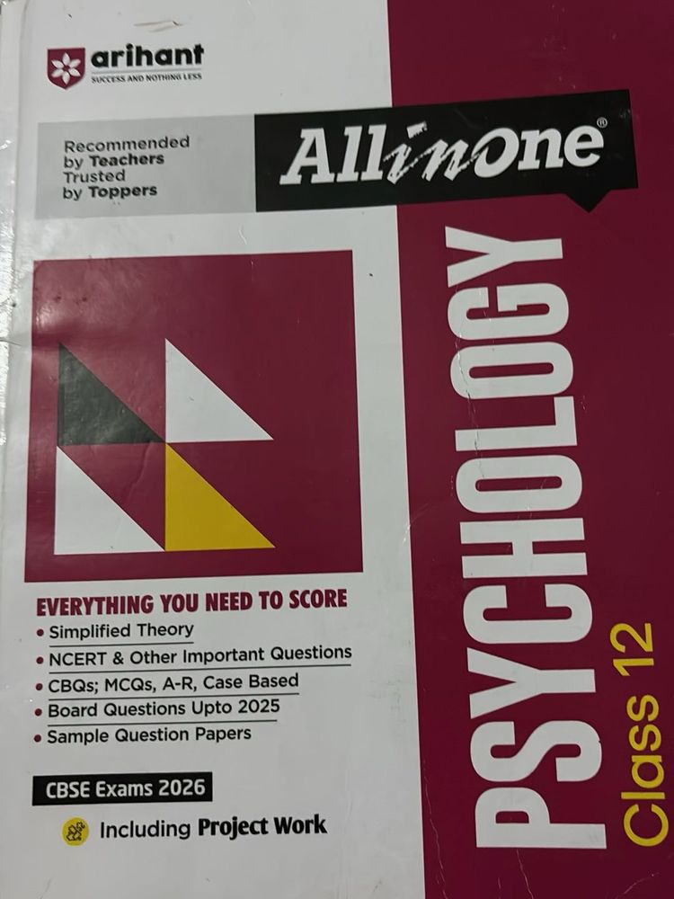 Arihant All in One Psychology Class 12