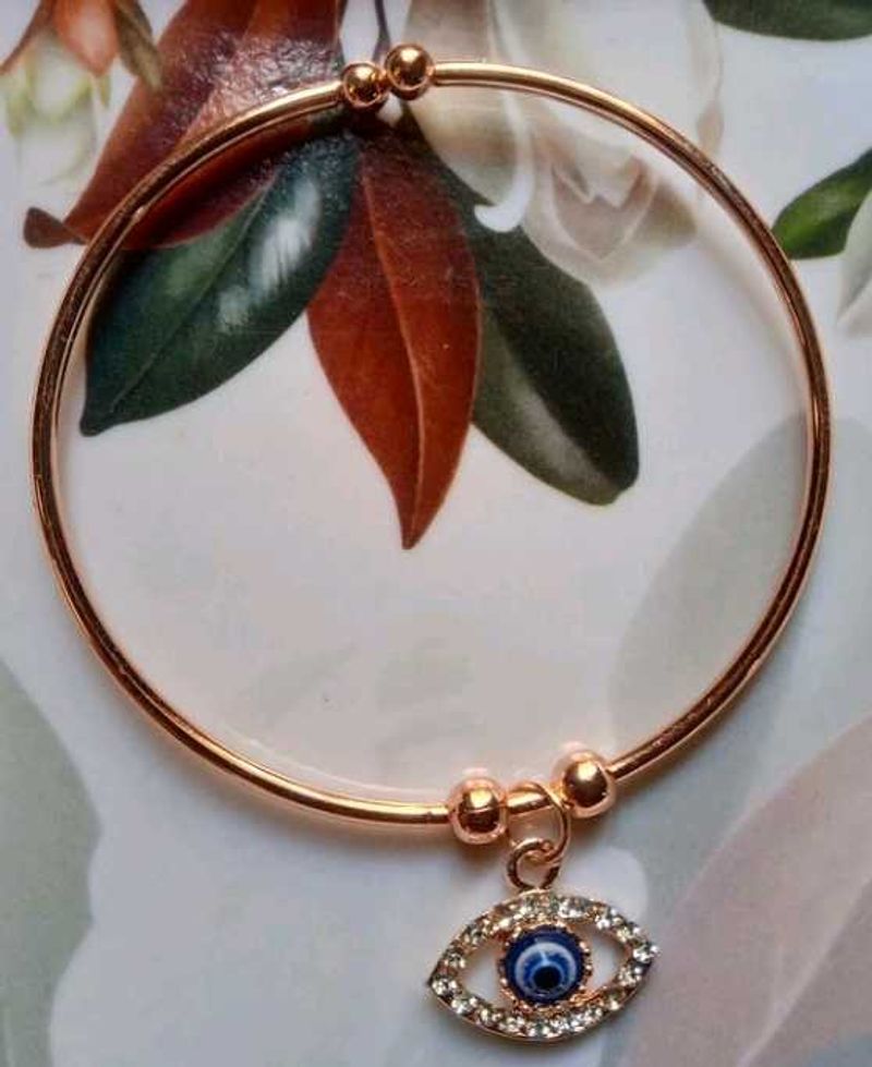 Evil Eye Bangle Bracelet (Set Of 2)