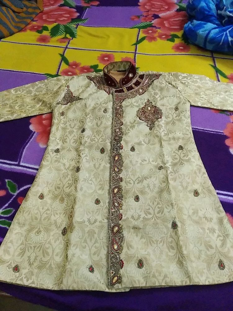 Complete Sherwani Set For Boys 11-13 Years Only Fo