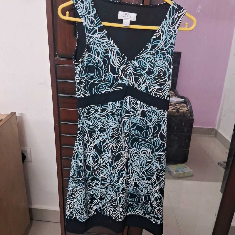 Stylish Sleeveless Print Dress