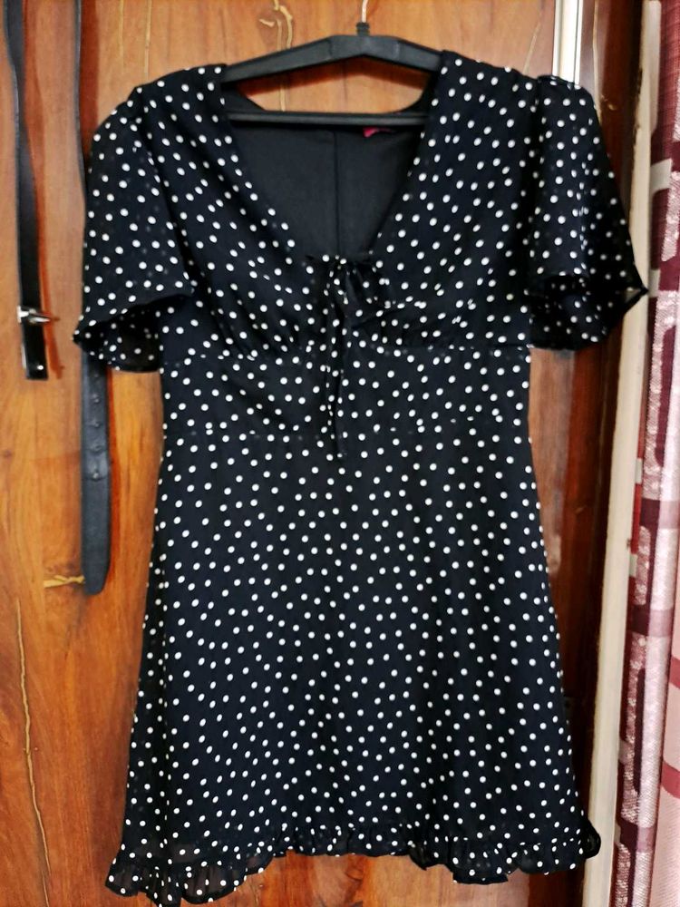 Black Polka Dot Dress