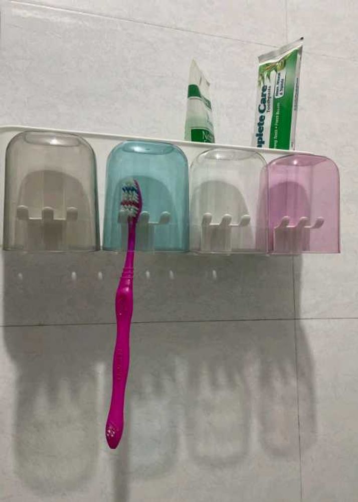 Wall Mounted Toothbrush Holder