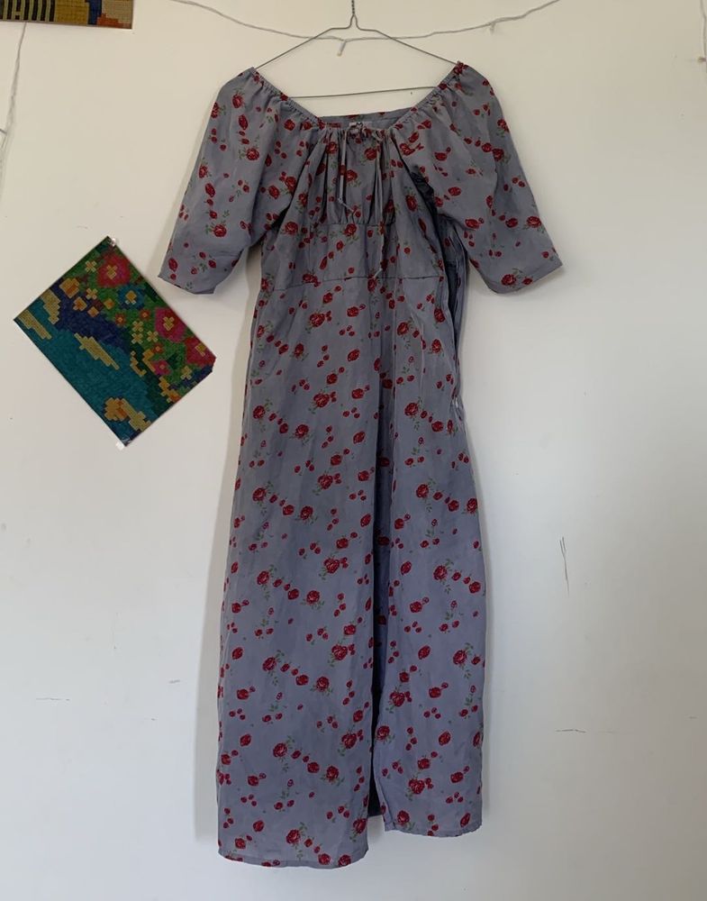 Floral Print Midi Dress