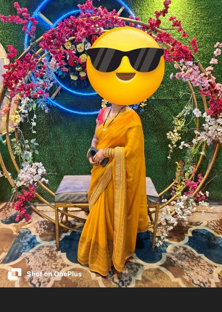 Elegant Yellow Saree