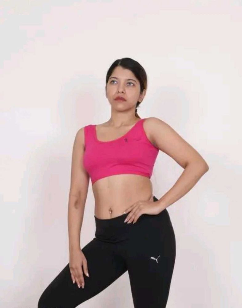 Pink Sports Bra ( package of 1)