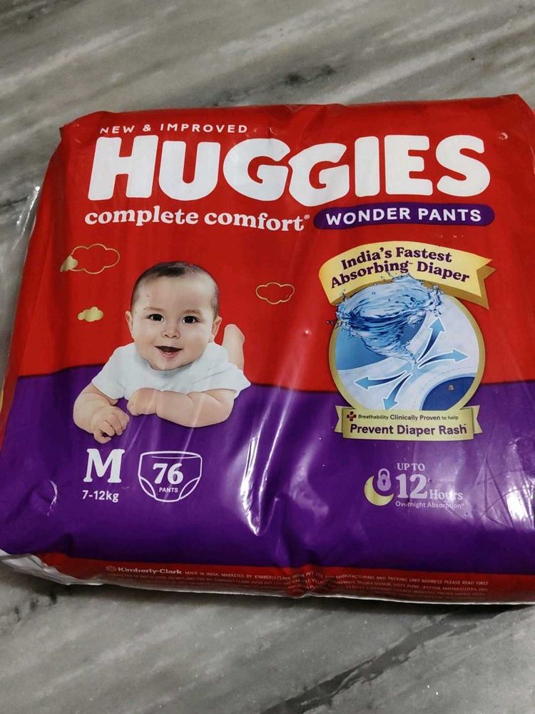 Huggies Wonder Pants Diapers - Size M