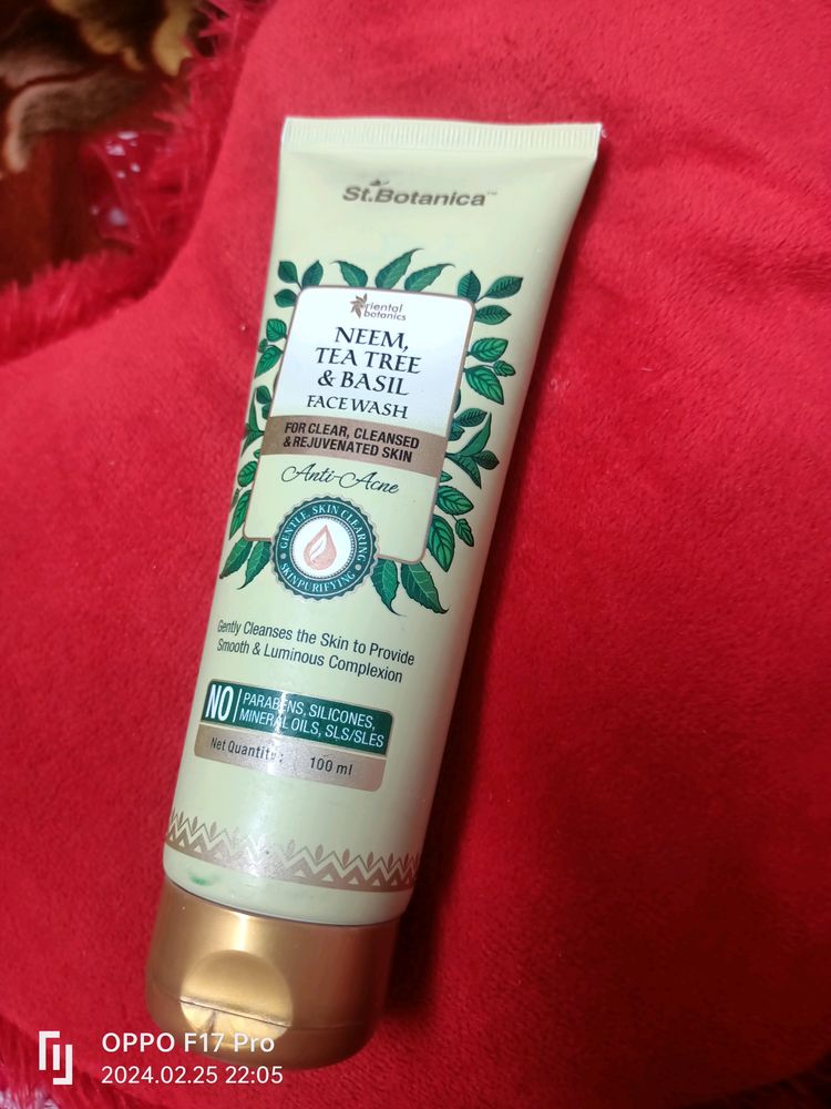 Neem Teatree &amp; Basil Face Wash