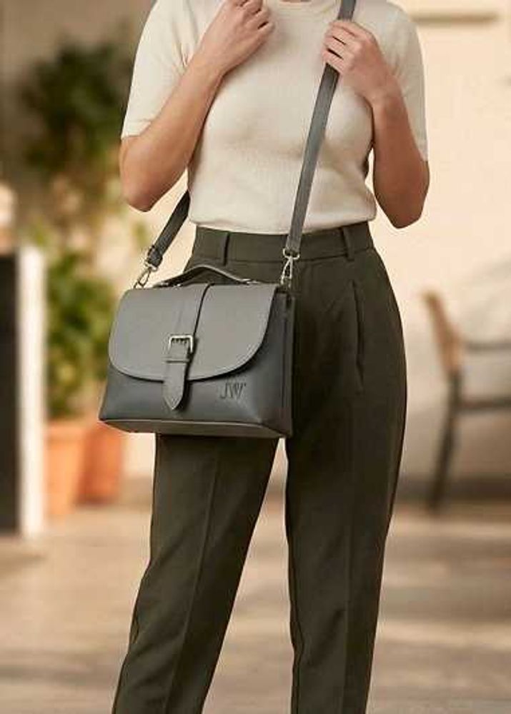 Stylish Grey Crossbody Bag