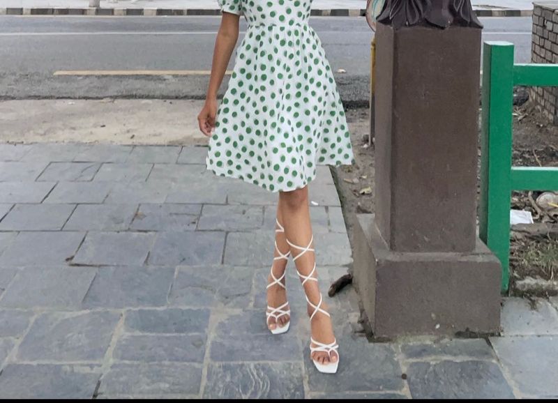 cute white heels